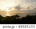 夕暮れの唐音の蛇岩（島根県益田市） 89565155