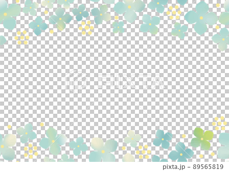 Hydrangea illustration frame Hydrangea illustration frame 89565819