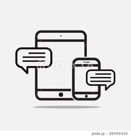 Outline Dialogue Icon isolated on grey background. Line Chat symbol for your web site design, logo, app, UI. Editable stroke. Vector illustration. EPS10 Outline Dialogue Icon isolated on grey background. Line Chat symbol for your web site design, logo, app, UI. Editable stroke. Vector illustration. EPS10 89569356