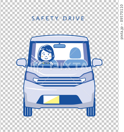 Female driver of safe driving Female driver of safe driving 89570110