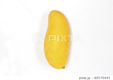 Ripe mango on white 89570445
