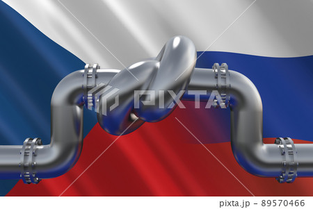 Energy Sanctions Against Russia. Conceptual 3D...のイラスト素材 [89570466] - PIXTA