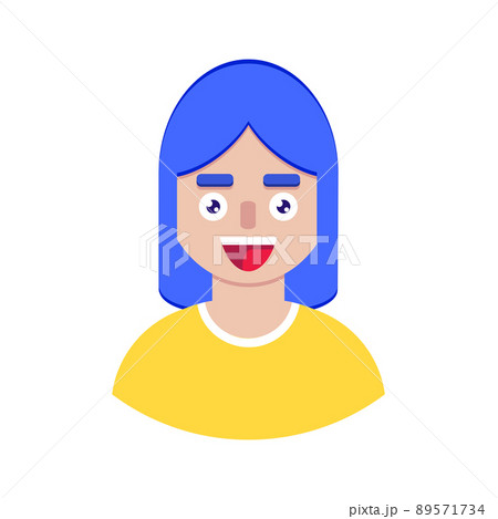 Male face in flat style Male face in flat style 89571734