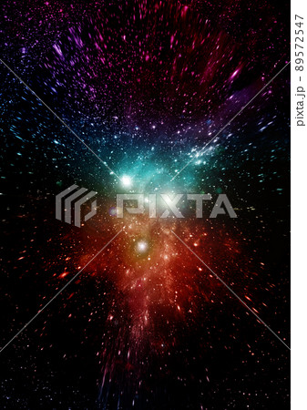 galaxy in a free space. 3D rendering galaxy in a free space. 3D rendering 89572547