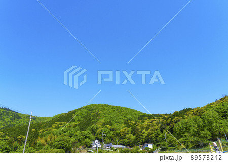 里山風景　妙見口駅から妙見山までのハイキングコース　花折街道 89573242