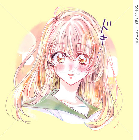 恋するセーラー服の女子学生 89574401