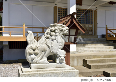 春の北海道木古内町で古泉神社の風景を撮影 89574661