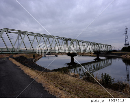 手賀川の風景 89575184