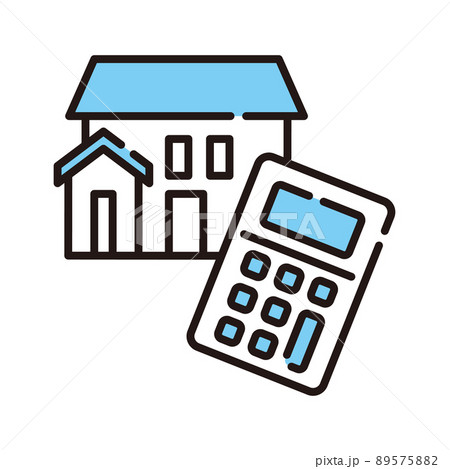 家　予算【ビジネス・アイコンシリーズ】 89575882