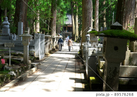 【世界遺産 紀伊山地の霊場と参詣道】高野山奥の院御廟の初夏の風景1 和歌山県伊都郡高野町 【世界遺産 紀伊山地の霊場と参詣道】高野山奥の院御廟の初夏の風景1 和歌山県伊都郡高野町 89576268
