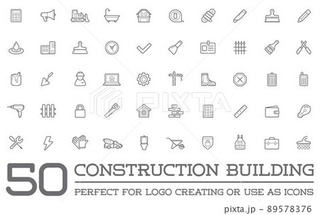 Set of Vector Construction Building Icons Home and Repair can be used as Logo or Icon in premium quality Set of Vector Construction Building Icons Home and Repair can be used as Logo or Icon in premium quality 89578376