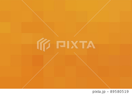 Minimal geometric background. Orange vector background from squares. Beautiful illustration from orange-yellow squares. The template can be used as a autumn background. Abstract Geometric texture from 89580519