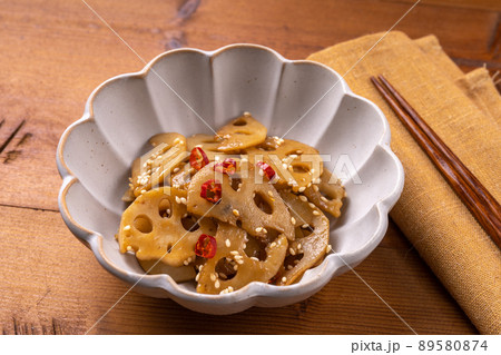 蓮根のきんぴら 蓮根のきんぴら 89580874