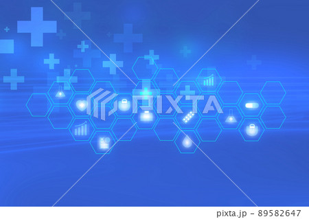 Medical abstract background concept series  89582647