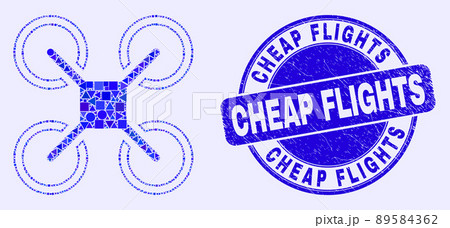 Blue Distress Cheap Flights Seal and Quadcopter Mosaic Blue Distress Cheap Flights Seal and Quadcopter Mosaic 89584362