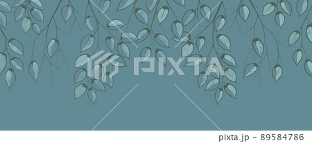 Painted floral pattern to be applied to the wall. Painted floral pattern to be applied to the wall. 89584786