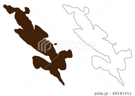 Kaprije island (Republic of Croatia, Adriatic Sea) map vector illustration, scribble sketch Kaprije map Kaprije island (Republic of Croatia, Adriatic Sea) map vector illustration, scribble sketch Kaprije map 89585451
