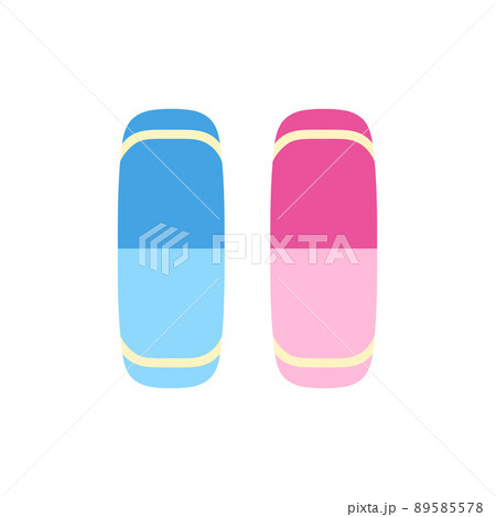 vector illustration with eraser in cartoon style vector illustration with eraser in cartoon style 89585578