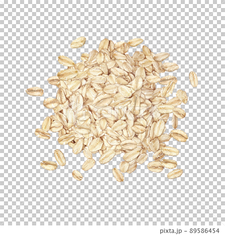 オートミール オーツ麦 イラスト リアル 89586454