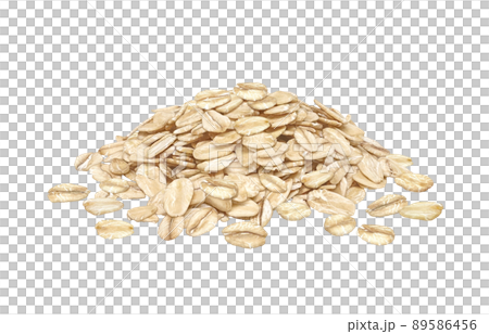 オートミール オーツ麦 イラスト リアル 89586456