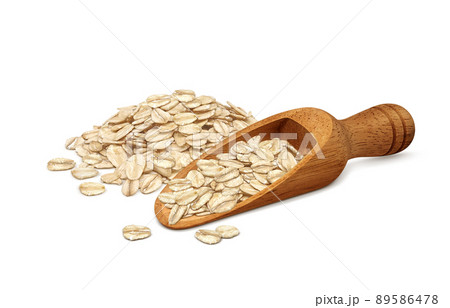 オートミール オーツ麦 イラスト リアル セット 89586478