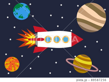 ロケット 宇宙 背景 ロケット 宇宙 背景 89587256