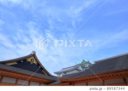 金鯱ない名古屋城と本丸御殿(愛知県 名古屋市 2021年) 金鯱ない名古屋城と本丸御殿(愛知県 名古屋市 2021年) 89587344