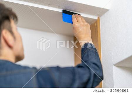 リフォーム　DIY　印刷化粧フィルム施工　ダイノックシート 89590861