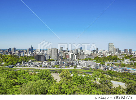 仙台市全景　青葉城址より仙台市全景 89592778