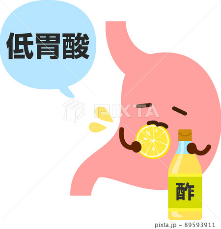 低胃酸の胃のキャラクター 低胃酸の胃のキャラクター 89593911