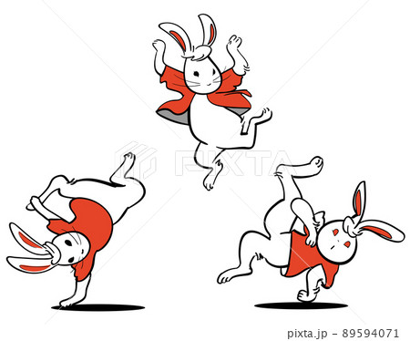 踊る兎たち 89594071
