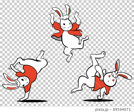 踊る兎たち 89594071