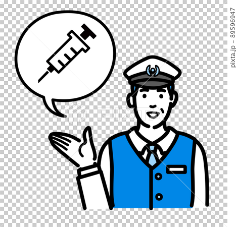 Male driver explaining vaccines and vaccinations Male driver explaining vaccines and vaccinations 89596947