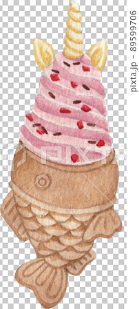 Ice cream summer watercolor png Ice cream summer watercolor png 89599706