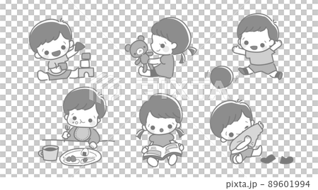 兒童生活插畫集 89601994