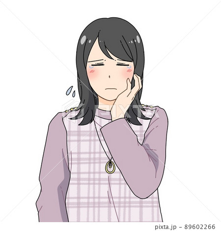 悲しむ2、30代女性 89602266