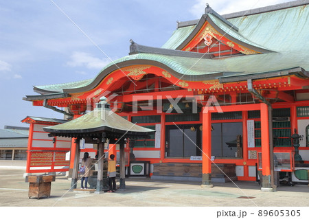 交通安全のお寺と知られる（成田山名古屋別院大聖寺、犬山城　愛知県 犬山市） 89605305