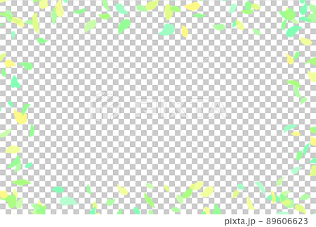 背景素材_花吹雪_緑 89606623