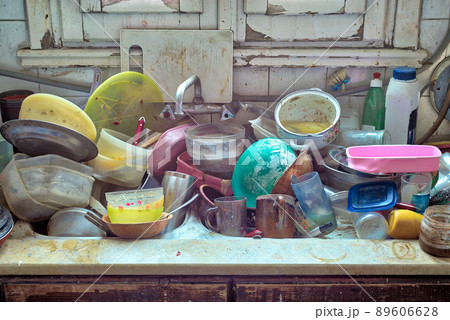 Messy Dirty Kitchen Messy Dirty Kitchen 89606628