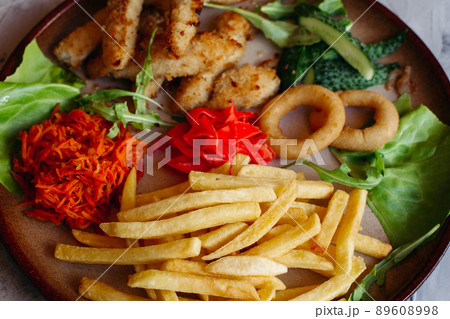 Tasty appetizers for big company of friends 89608998