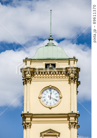 Tower clock on the tower Tower clock on the tower 89611370