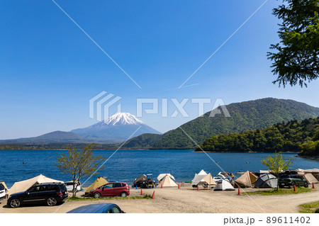 浩庵キャンプ場の湖畔サイトからの景色 89611402