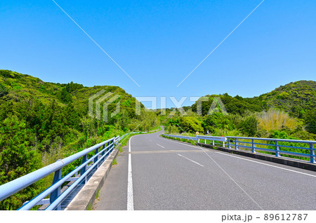 安房グリーンラインの風景　千葉県　房総半島 89612787