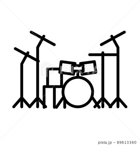 Drum Set Icon 89613360