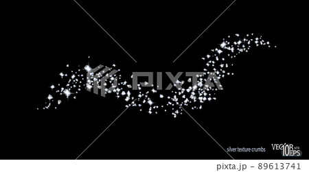 Wavy crumbs silver texture. Silverish glitter sand. Wavy crumbs silver texture. Silverish glitter sand. 89613741