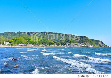 千葉県富津市金谷の風景　房総半島 89614122