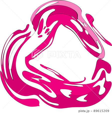 Color Liquid Wave flow element. Abstract colorful shape. Color Liquid Wave flow element. Abstract colorful shape. 89615209