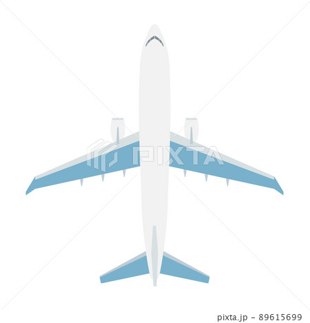 上から見た飛行機 上から見た飛行機 89615699