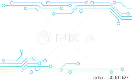電子回路のコンセプトのフレーム背景 電子回路のコンセプトのフレーム背景 89619628