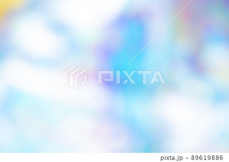 ブルー系アブストラクト背景素材 89619886